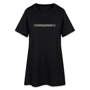 Naissance d’Alison - Robe T-shirt Femme - noir - Devant