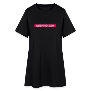 Rendre l’empathie grande à nouveau Déclaration politique Espoir - Robe T-shirt Femme - noir - Devant