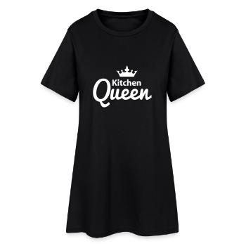 Kitchen Queen - Robe T-shirt Femme - noir - Devant