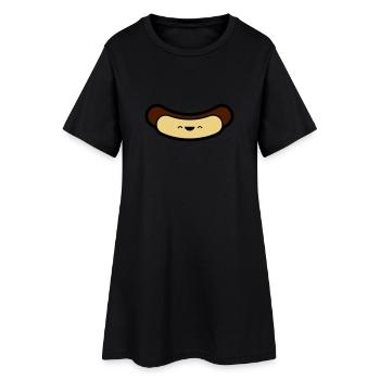 hot dog - Robe T-shirt Femme - noir - Devant
