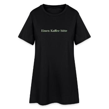 IMG 20220731 132858 973 - Frauen T-Shirt-Kleid - Schwarz - Vorne