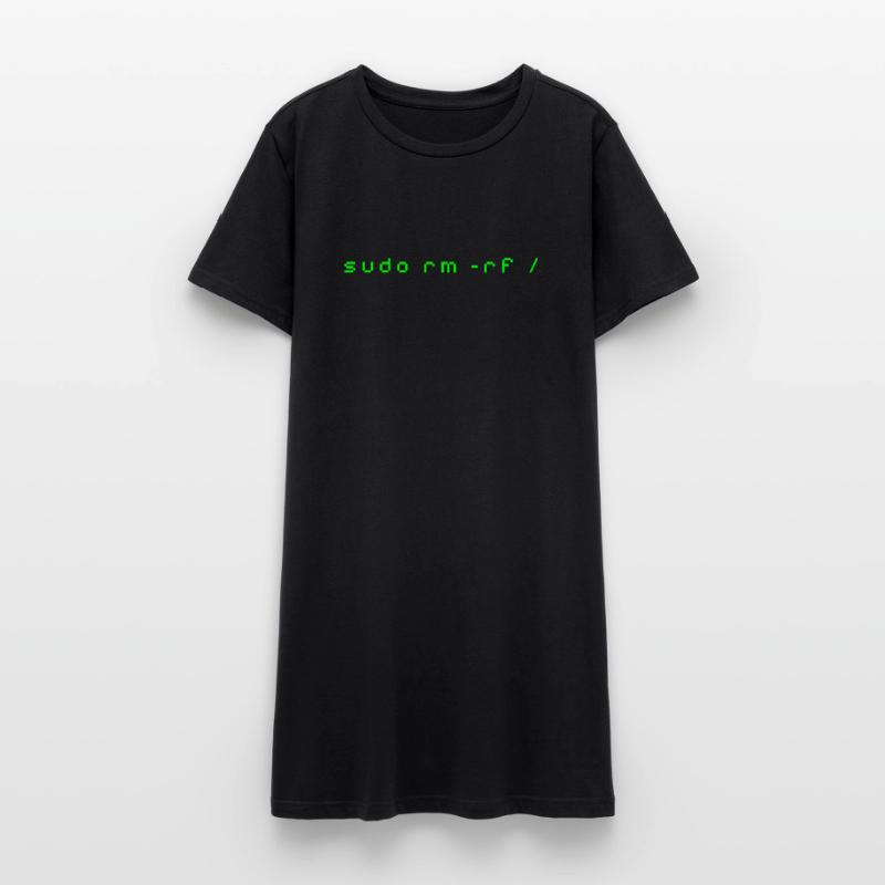 Linux rm-rf T-Shirt - Admin Sys & Dev Order Women’s T-Shirt Dress