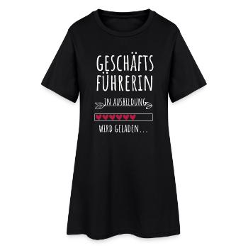 Geschäftsführerin Chefin CEO Ausbildung Geschenk - Frauen T-Shirt-Kleid - Schwarz - Vorne