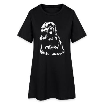 Terrier tibétain « Black Edition » - Robe T-shirt Femme - noir - Devant