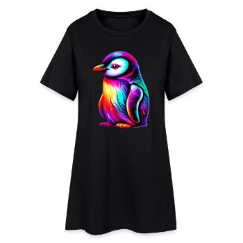 Penguin - Women’s T-Shirt Dress - black - Front