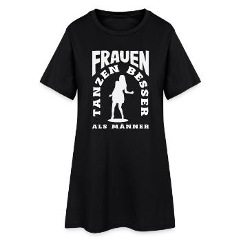Danser - Robe T-shirt Femme - noir - Devant