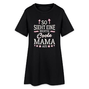 Voici à quoi ressemble une maman cool Meilleure maman - Robe T-shirt Femme - noir - Devant