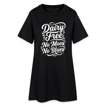 Gluten Free Moss Blues Humor Saying - Women’s T-Shirt Dress - black - Front
