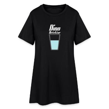 détecteur Dino - Robe T-shirt Femme - noir - Devant