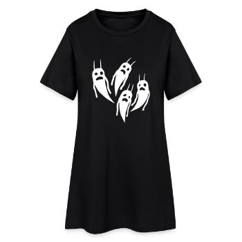 Ghosts Halloween - Women’s T-Shirt Dress - black - Front