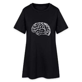 brain - Women’s T-Shirt Dress - black - Front
