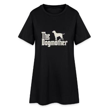 Le Dogmother - Labrador, Ridgeback - Robe T-shirt Femme - noir - Devant