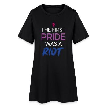 LGBT Pride Month - The First Pride Was a Riot - Women’s T-Shirt Dress - black - Front