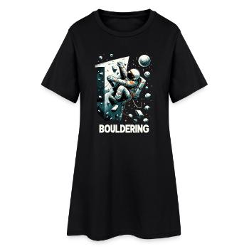 Astronaute de bloc Astronaute Astronaute Cadeau - Robe T-shirt Femme - noir - Devant
