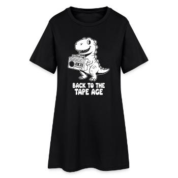 L’ère de la bande Dino Boombox - Robe T-shirt Femme - noir - Devant