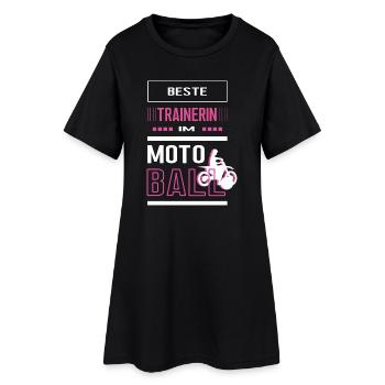 Beste Motoball Trainerin Motoballtrainerin Spiel - Frauen T-Shirt-Kleid - Schwarz - Vorne