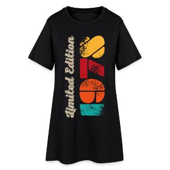 Vintage 1978 48. Geburtstag - Frauen T-Shirt-Kleid - Schwarz - Vorne