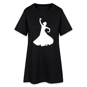 Danser - Robe T-shirt Femme - noir - Devant