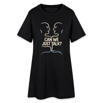 Against division for peace - Women’s T-Shirt Dress - black - Front
