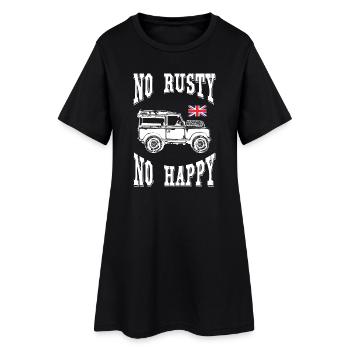 No_Rusty_No_Happy - Women’s T-Shirt Dress - black - Front