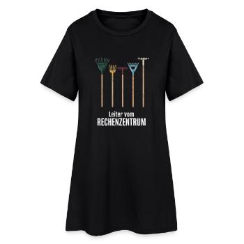 Programmierer Stundenlohn - Frauen T-Shirt-Kleid - Schwarz - Vorne
