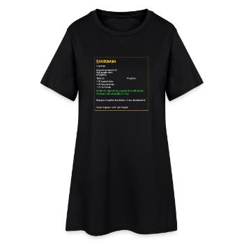 Legendäre Hundemama Legendär Frauchen Tiere Frau - Frauen T-Shirt-Kleid - Schwarz - Vorne