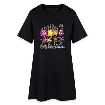 bffs - Robe T-shirt Femme - noir - Devant