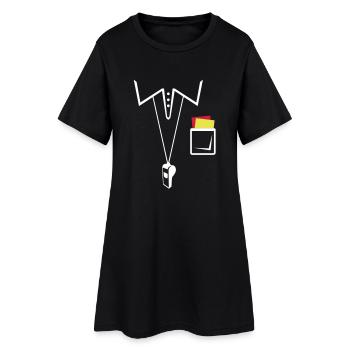 Maillot de football arbitre - Robe T-shirt Femme - noir - Devant