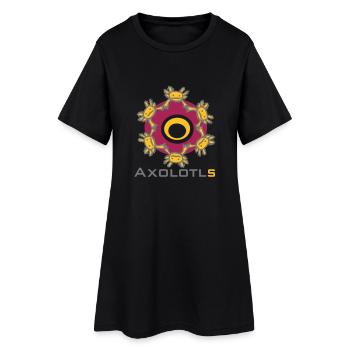 Axolotls - Women’s T-Shirt Dress - black - Front