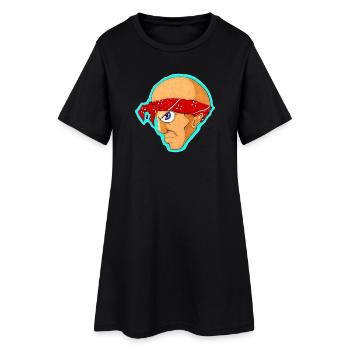 "Loco" - Robe T-shirt Femme - noir - Devant