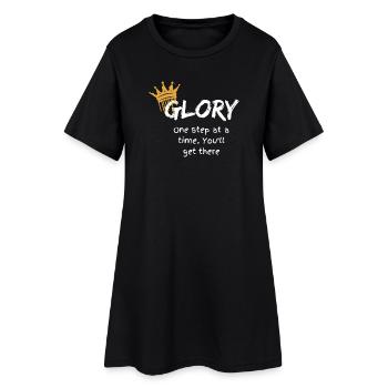 Glory - Robe T-shirt Femme - noir - Devant