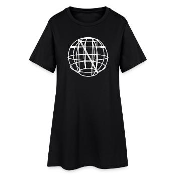Klettergerüst Bulgarien - Frauen T-Shirt-Kleid - Schwarz - Vorne