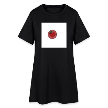 Projet 20250416090046 - Robe T-shirt Femme - noir - Devant