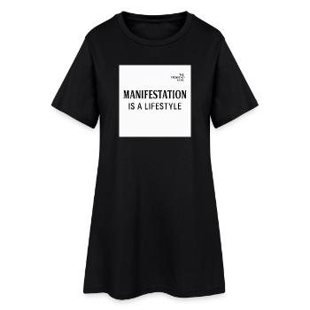 206A728A C054 4704 912A 7966378CE009 - Robe T-shirt Femme - noir - Devant
