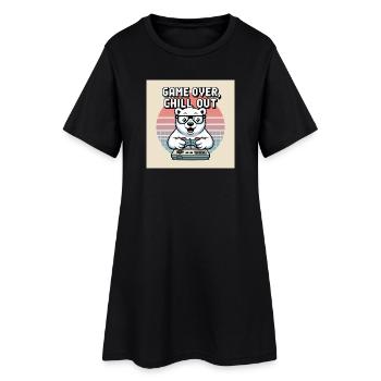 Panda Gaming Chill Out T-Shirt - Robe T-shirt Femme - noir - Devant
