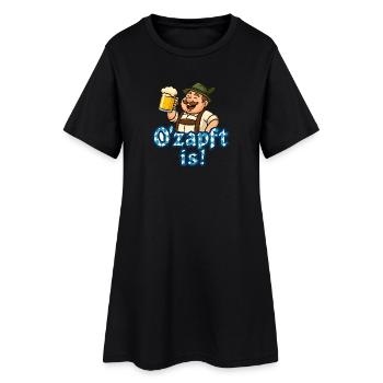 O’zapft c’est Volksfest, Lustiges Bayern & Bier Shirt - Robe T-shirt Femme - noir - Devant