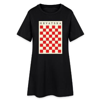 Hrvatska Vintage - Robe T-shirt Femme - noir - Devant