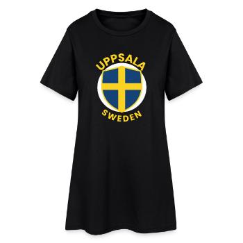 Emblème de Suède de l’écu d’Uppsala - Robe T-shirt Femme - noir - Devant