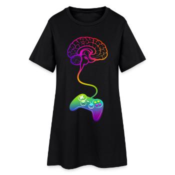 Cadeaux de gamer pour hommes et femmes jeux vidéo - Robe T-shirt Femme - noir - Devant