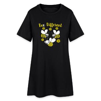 Bee Different - Women’s T-Shirt Dress - black - Front