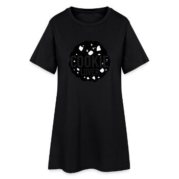 cookie lover - Robe T-shirt Femme - noir - Devant