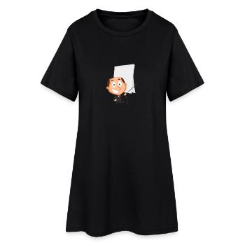 Le maître d’emploi de flipchart, idée de cadeau - Robe T-shirt Femme - noir - Devant