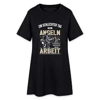 Une mauvaise journée de pêche Amis d'ange - Robe T-shirt Femme - noir - Devant