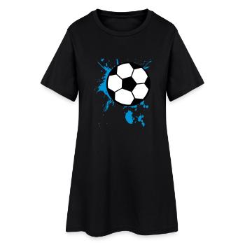 Soccer Splash 3c - Women’s T-Shirt Dress - black - Front