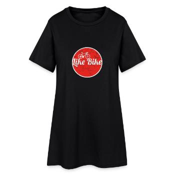 cadeau comme les courses de bicyclette vélo cycliste - Robe T-shirt Femme - noir - Devant