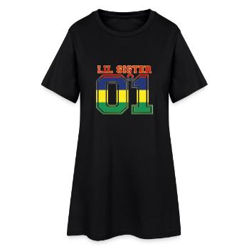 SISTER LIL SISTER QUEEN 01 Mauritius - Women’s T-Shirt Dress - black - Front
