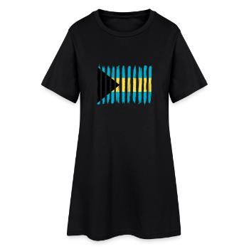 Roots home love proud Bahamas png - Women’s T-Shirt Dress - black - Front