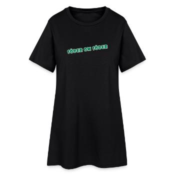 South of South Green Typography - Women’s T-Shirt Dress - black - Front