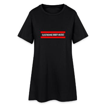 Musique électronique pour le corps - Robe T-shirt Femme - noir - Devant
