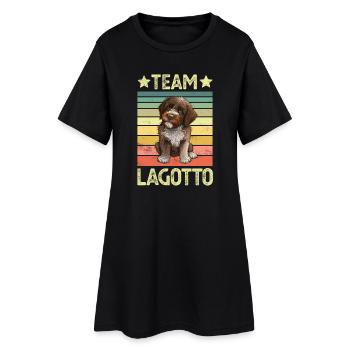 Chien Lagotto Romagnolo - Robe T-shirt Femme - noir - Devant